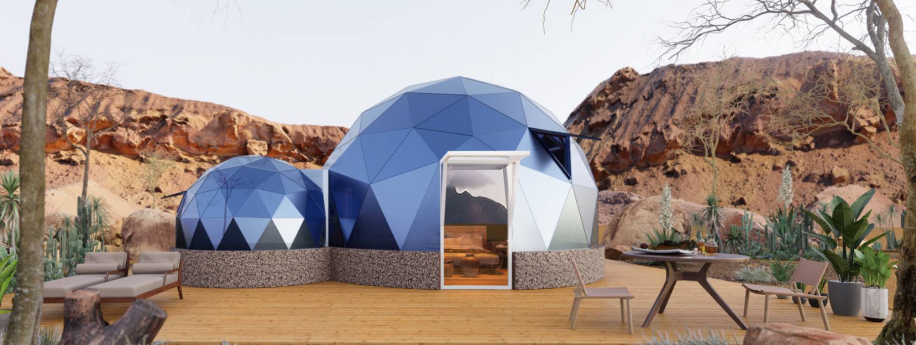 疏附县球形智能光伏玻璃星空房